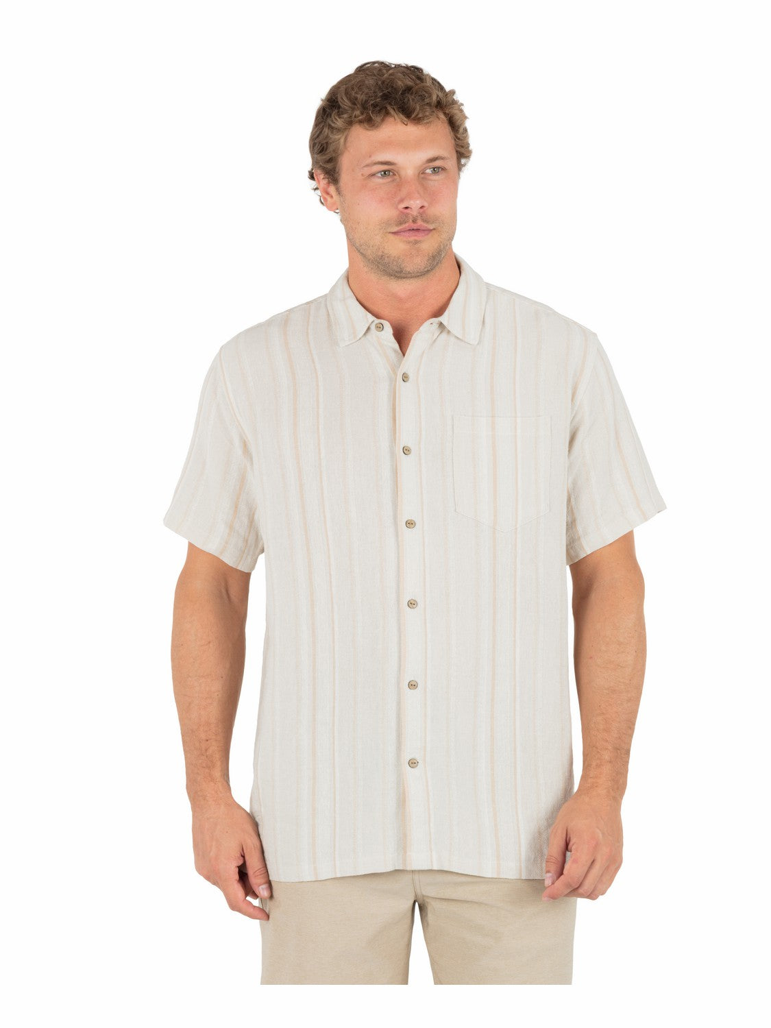 Oceanside Short Sleeve | Hurley - Bone