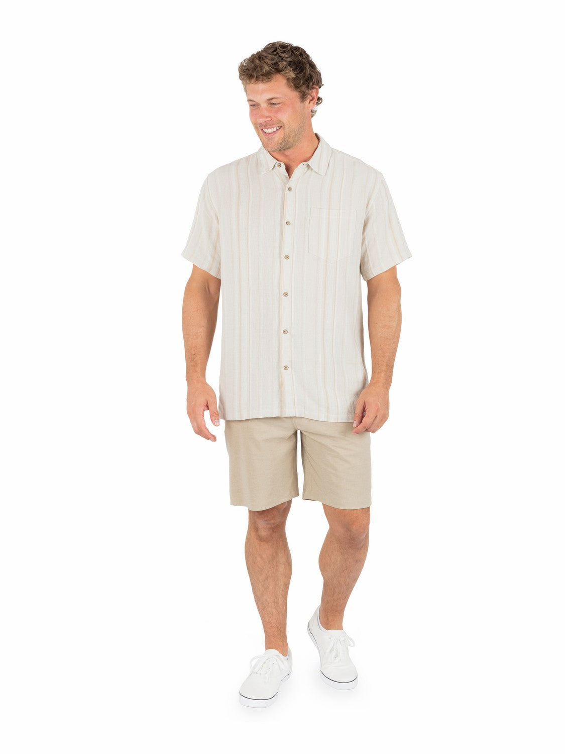 Oceanside Short Sleeve | Hurley - Bone
