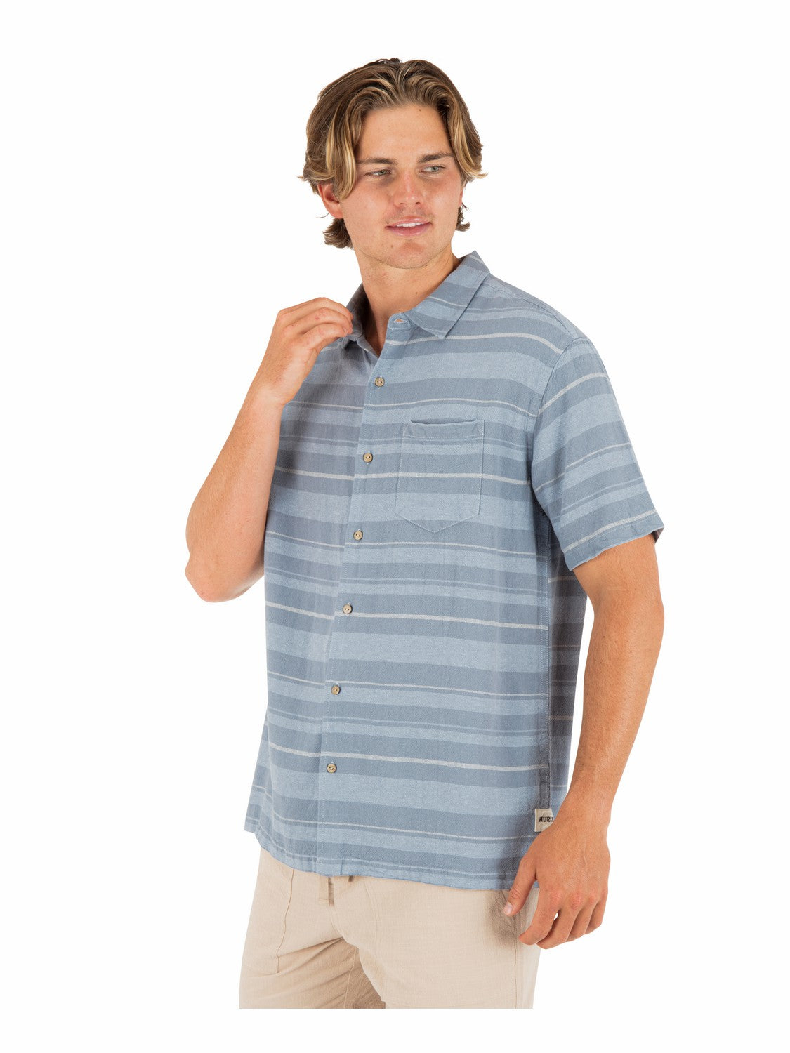 Oceanside Short Sleeve | Hurley - Worker Blue