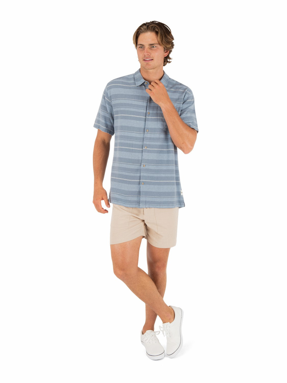 Oceanside Short Sleeve | Hurley - Worker Blue