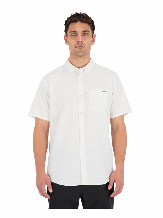 Icon Stretch Short Sleeve | Hurley - White