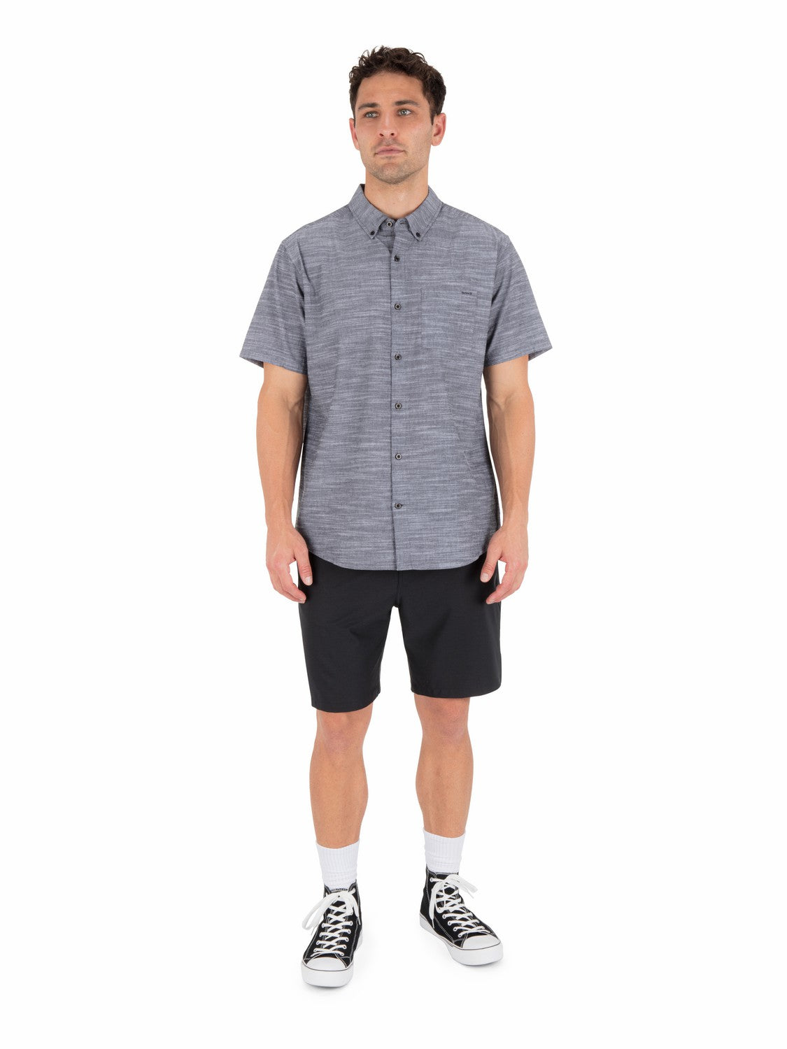 Icon Stretch Short Sleeve | Hurley - Black