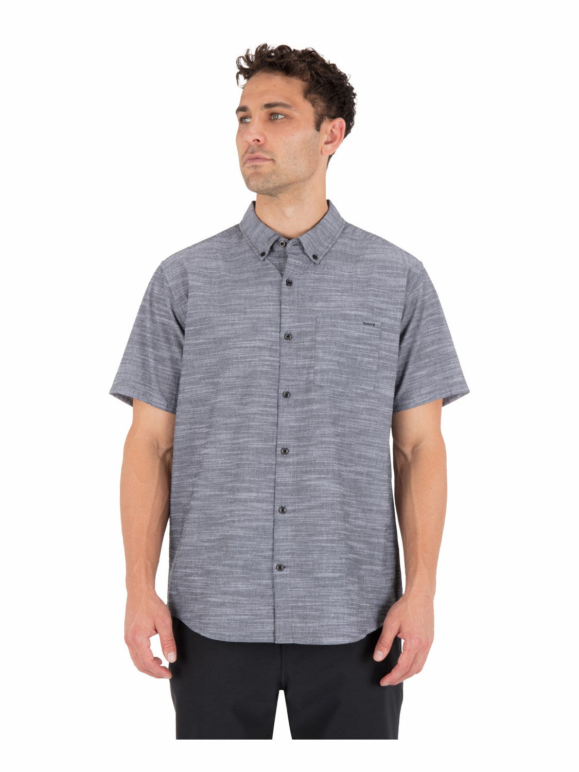 Icon Stretch Short Sleeve | Hurley - Black