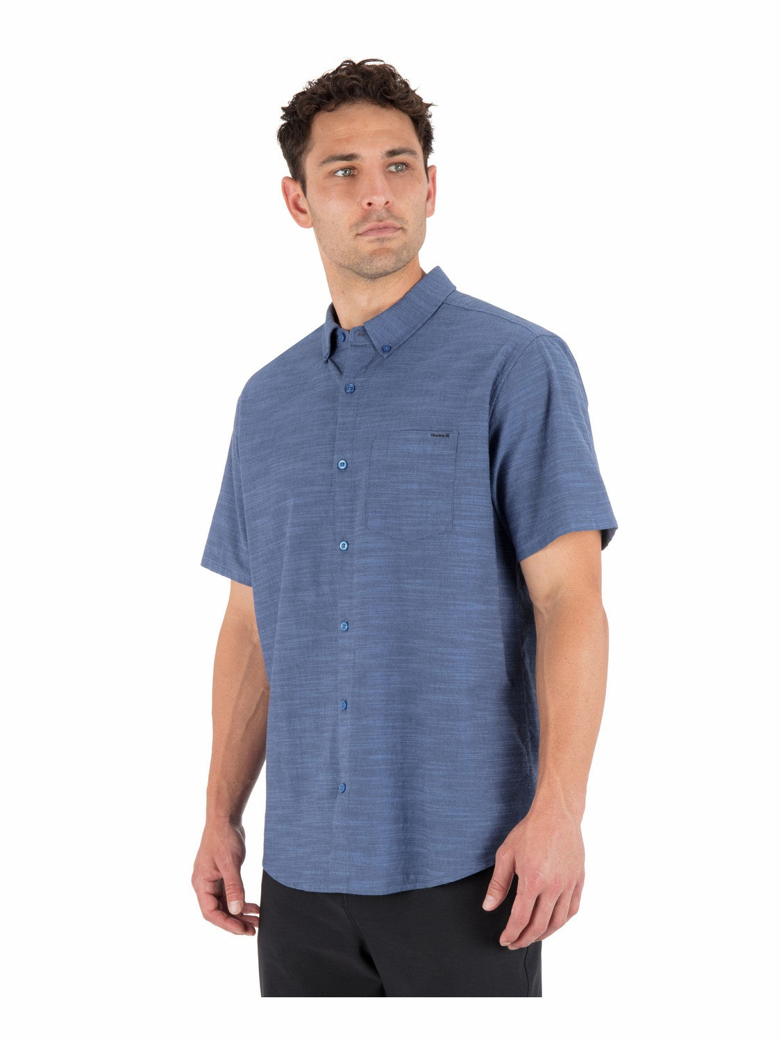 Icon Stretch Short Sleeve | Hurley - Obsidian