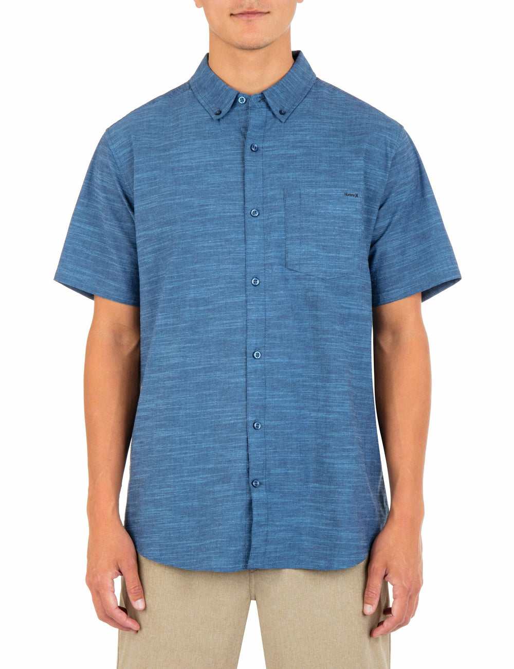 One And Only Stretch Short Sleeve Shirt | Hurley - Obsidian