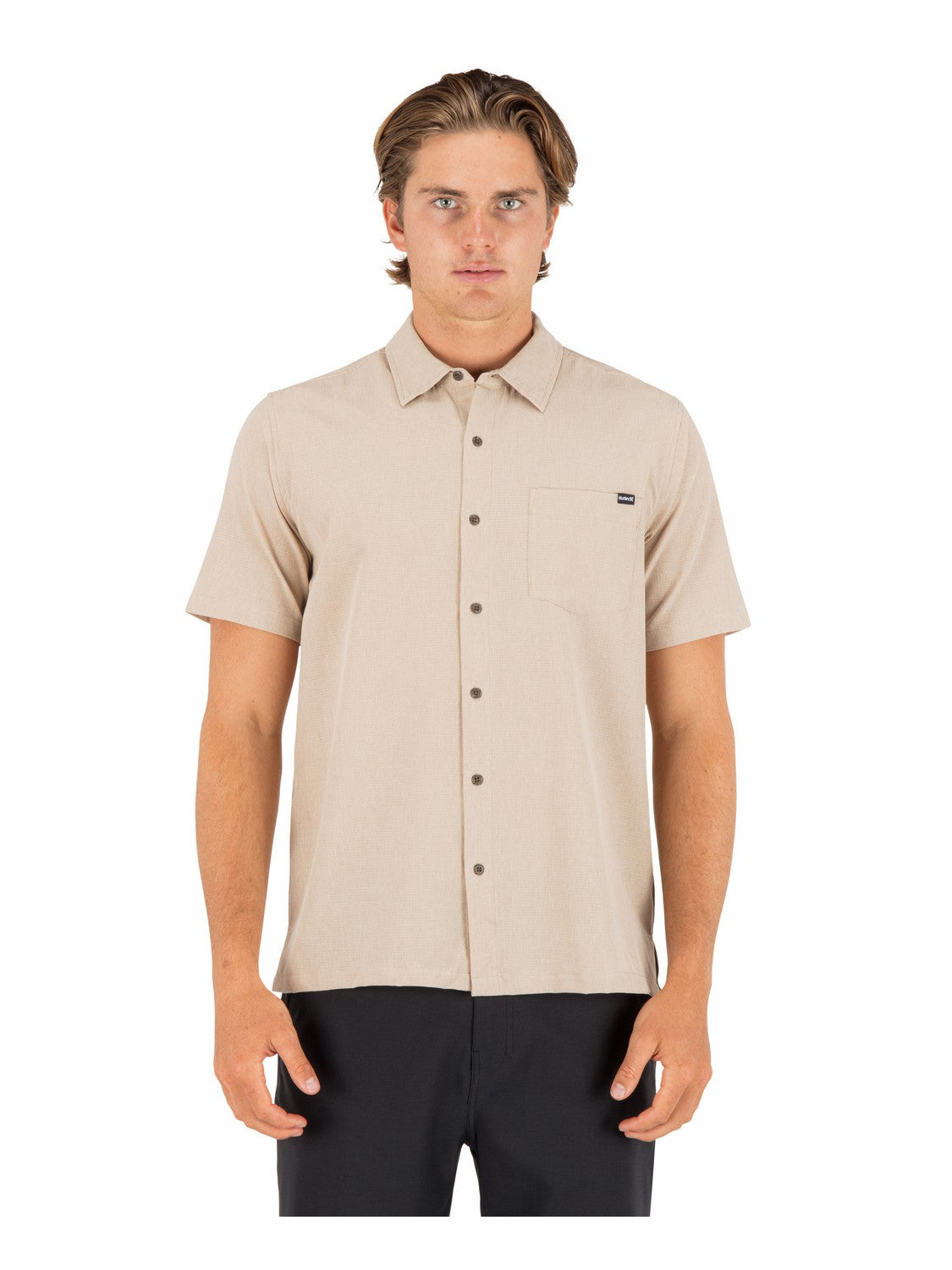 Phantom Flow Short Sleeve | Hurley - Khaki