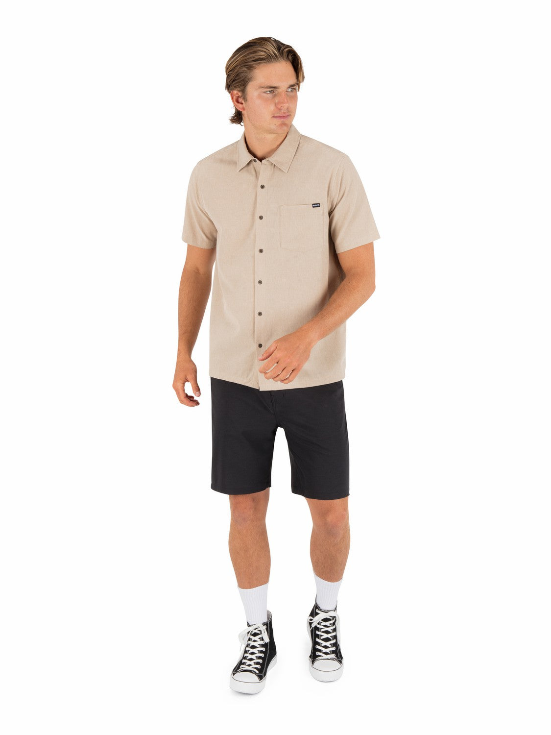 Phantom Flow Short Sleeve | Hurley - Khaki