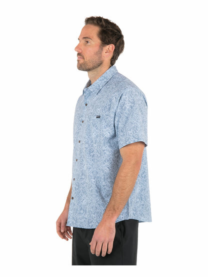 Newport Stretch Short Sleeve | Hurley - Worker Blue