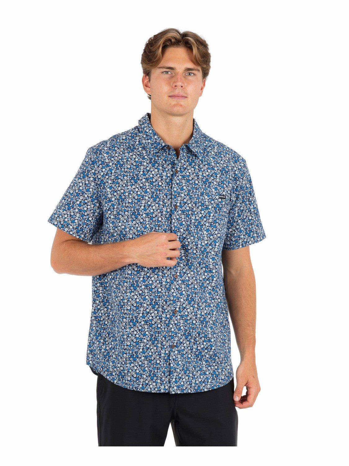 Lido Stretch Short Sleeve | Hurley - Abyss