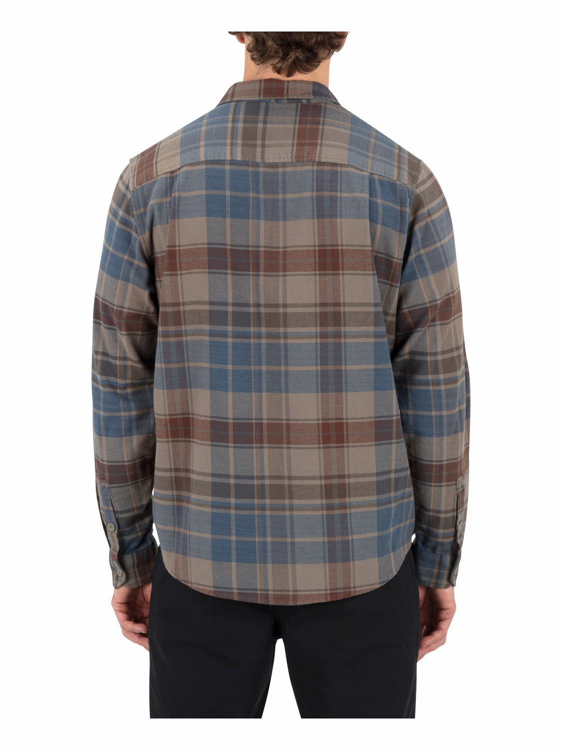 Portland Stretch Flannel Long Sleeve | Hurley - Army