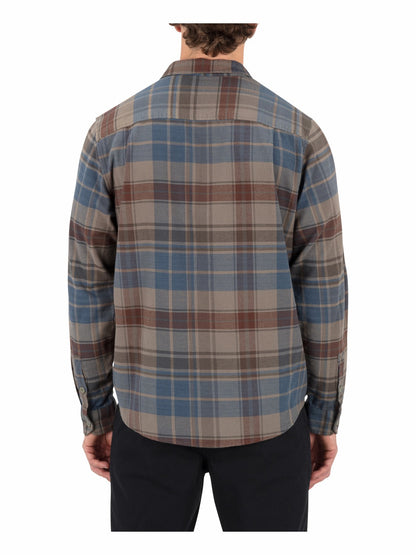 Portland Stretch Flannel Long Sleeve | Hurley - Army