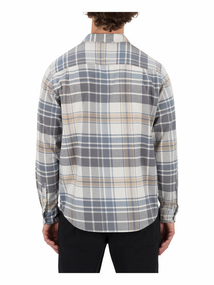 Portland Stretch Flannel Long Sleeve | Hurley - Bone