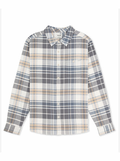 Portland Stretch Flannel Long Sleeve | Hurley - Bone