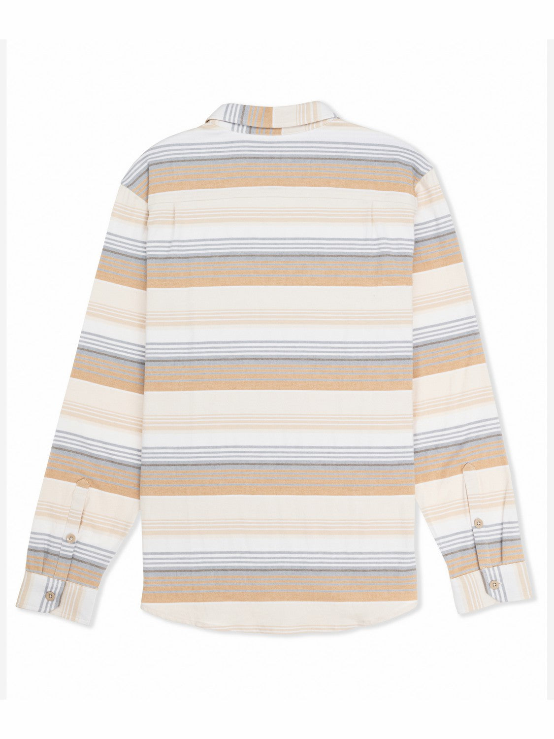 Portland Stripe Stretch Flannel Long Sleeve | Hurley - White