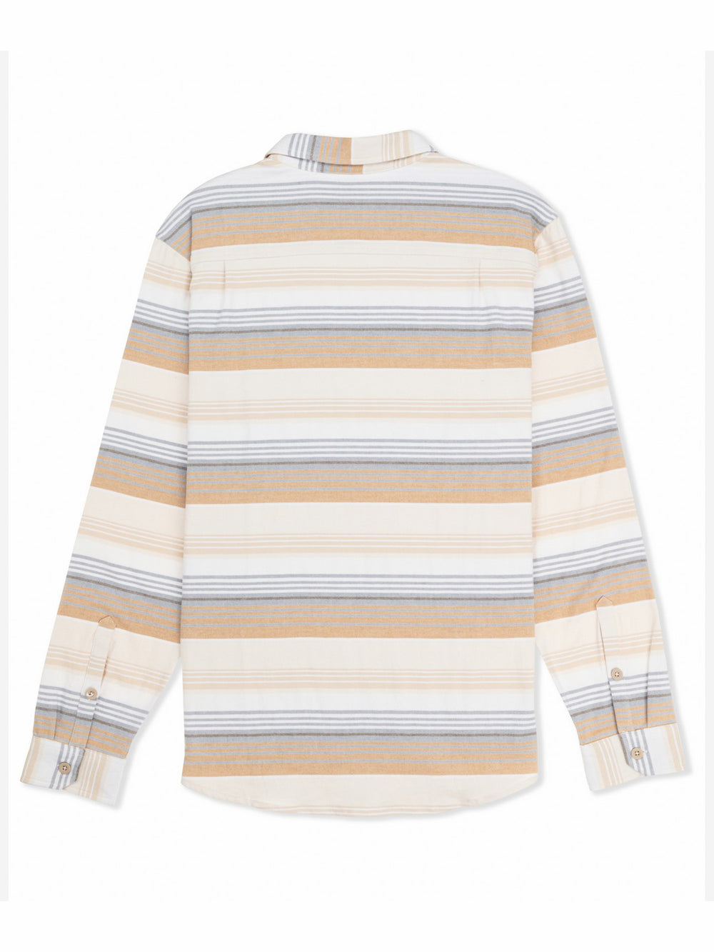 Portland Stripe Stretch Flannel Long Sleeve | Hurley - White