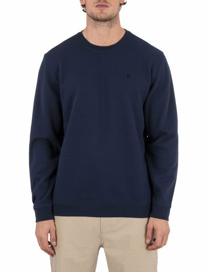 Icon Long Sleeve Crew | Hurley - DARK BLUE