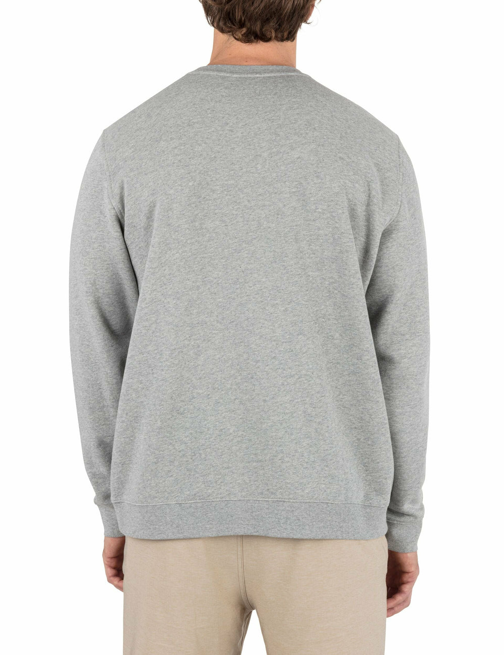 Icon Long Sleeve Crew | Hurley - GREY HEATHER