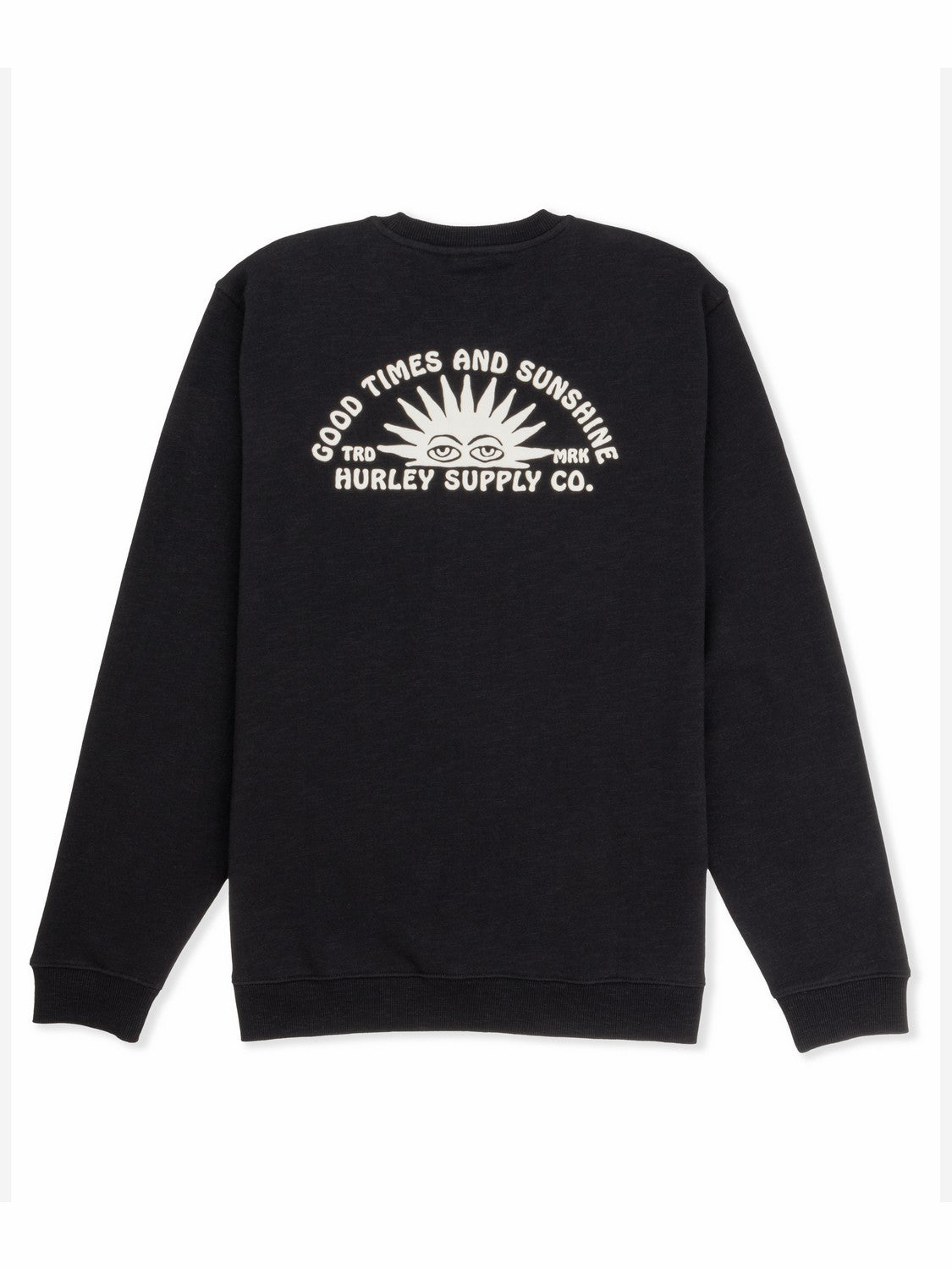 Sunshine Slub Crew Sweatshirt | Hurley - Black