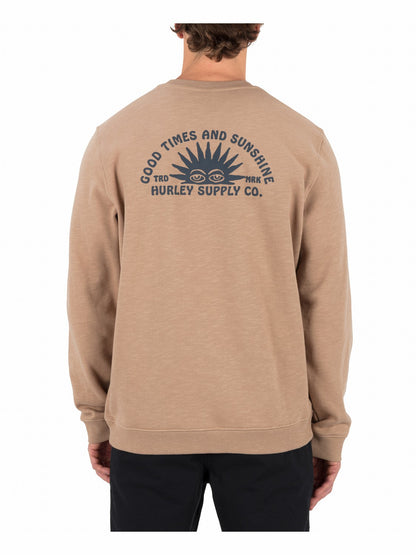 Sunshine Slub Crew Sweatshirt | Hurley - Bristlecone