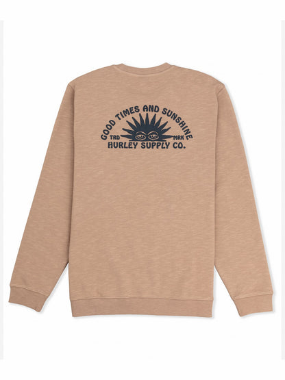 Sunshine Slub Crew Sweatshirt | Hurley - Bristlecone