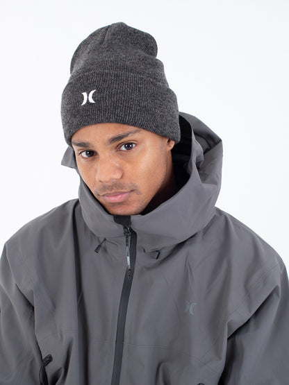 Cream Snow Jacket | Hurley - Dark Stone Grey