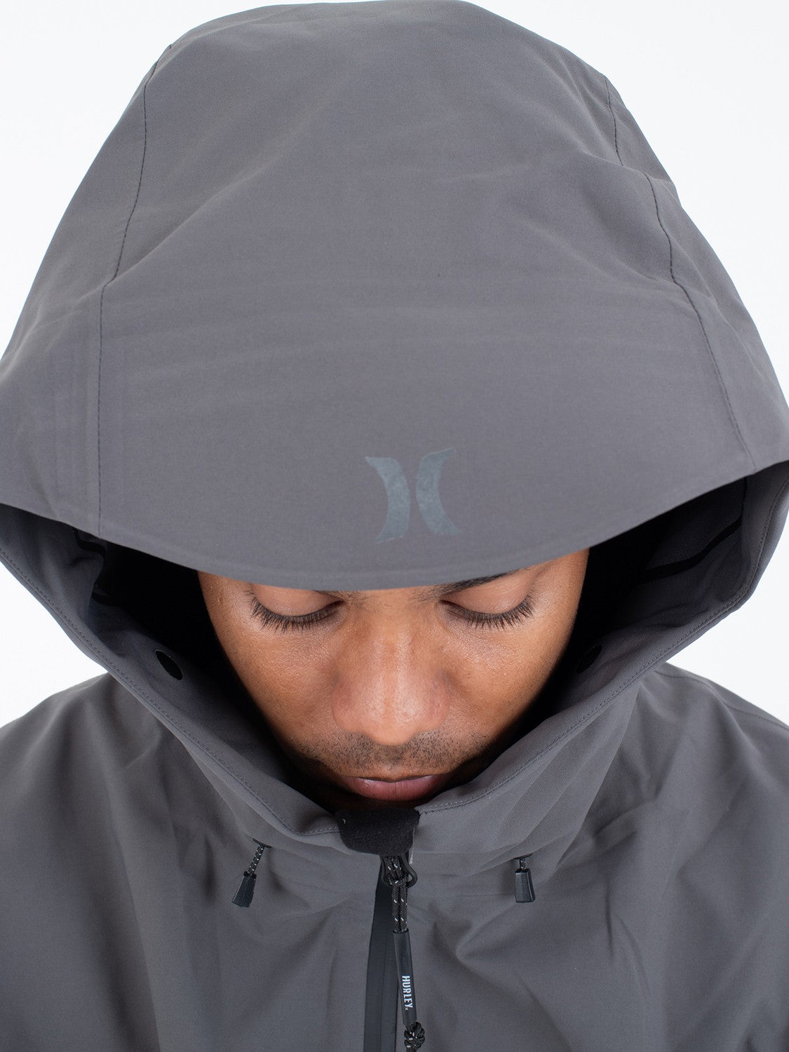 Cream Snow Jacket | Hurley - Dark Stone Grey