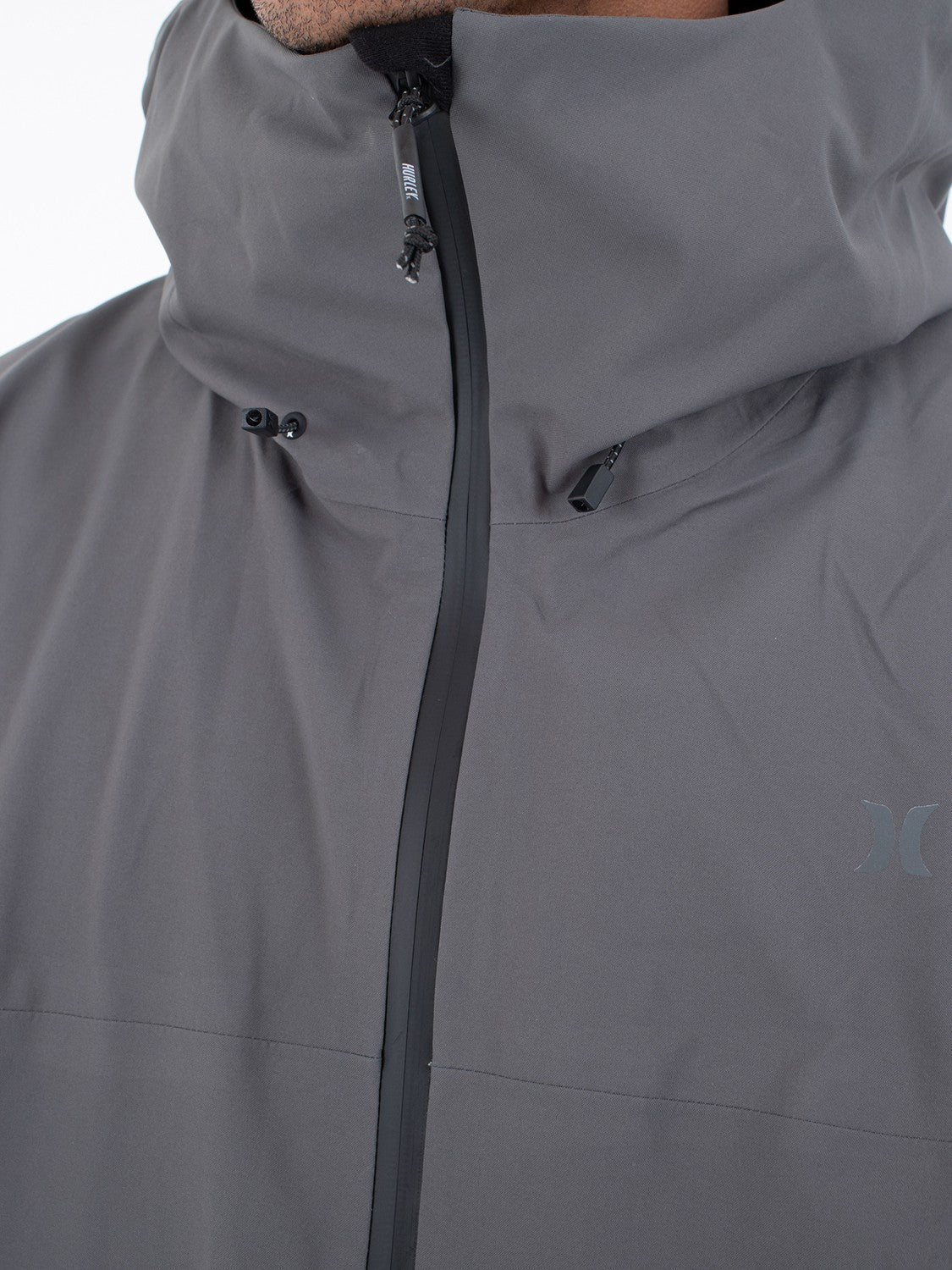 Cream Snow Jacket | Hurley - Dark Stone Grey