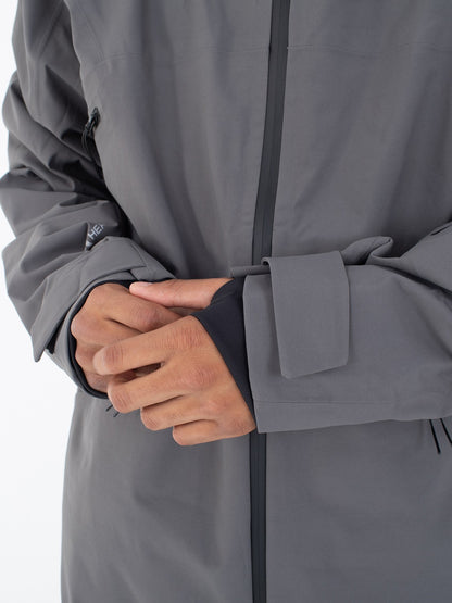 Cream Snow Jacket | Hurley - Dark Stone Grey