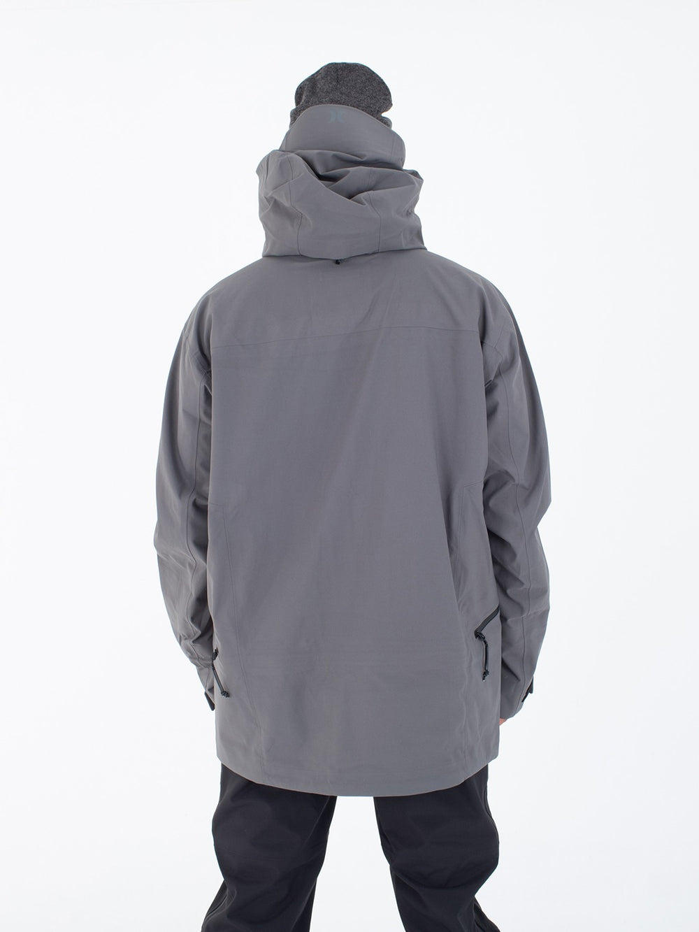 Cream Snow Jacket | Hurley - Dark Stone Grey