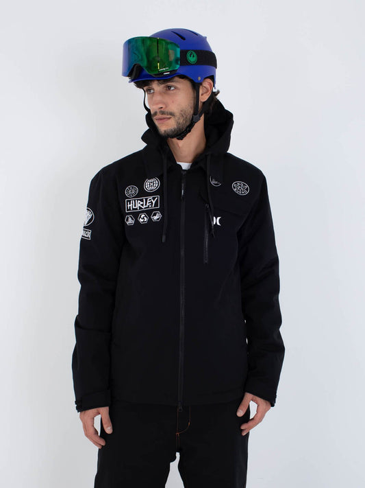 Patch Snow Jacket | Hurley - Black