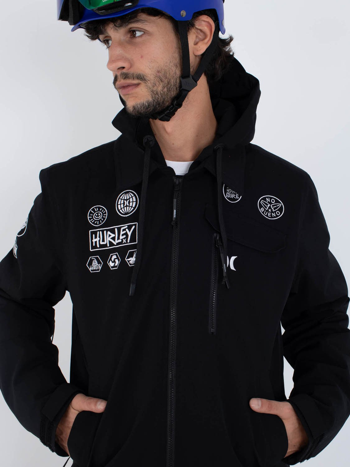 Patch Snow Jacket | Hurley - Black
