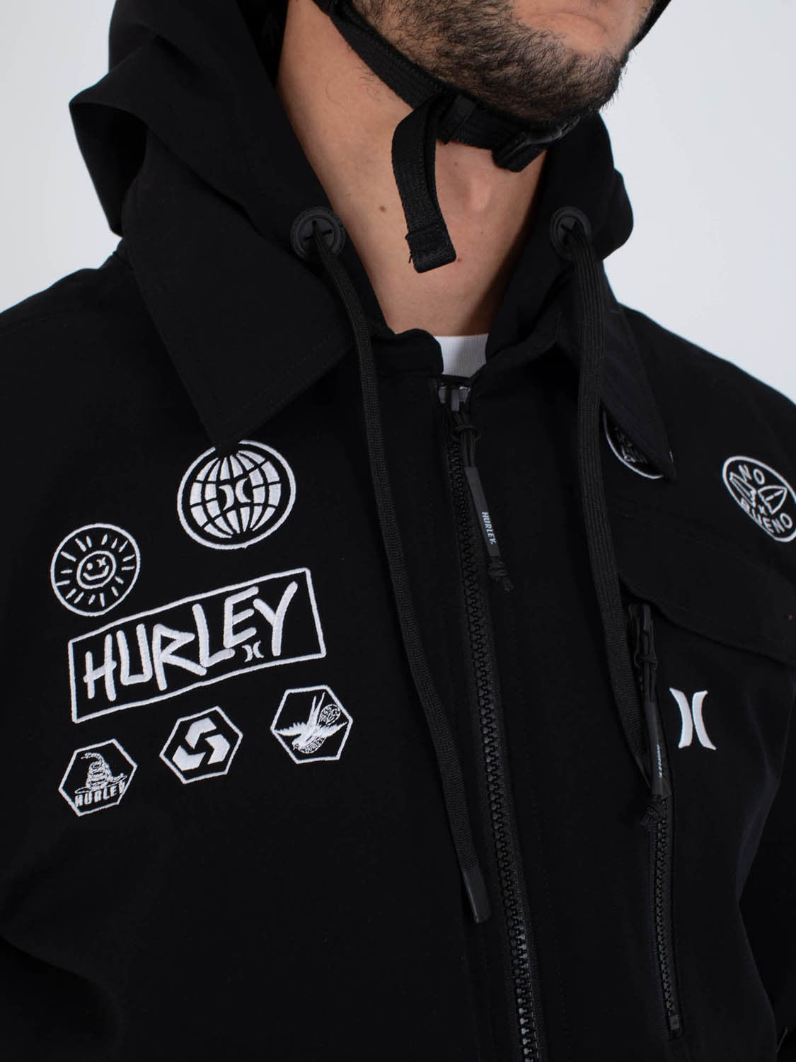 Patch Snow Jacket | Hurley - Black