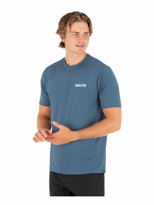 Hybrid UPF Short Sleeve | Hurley - Grey Teal