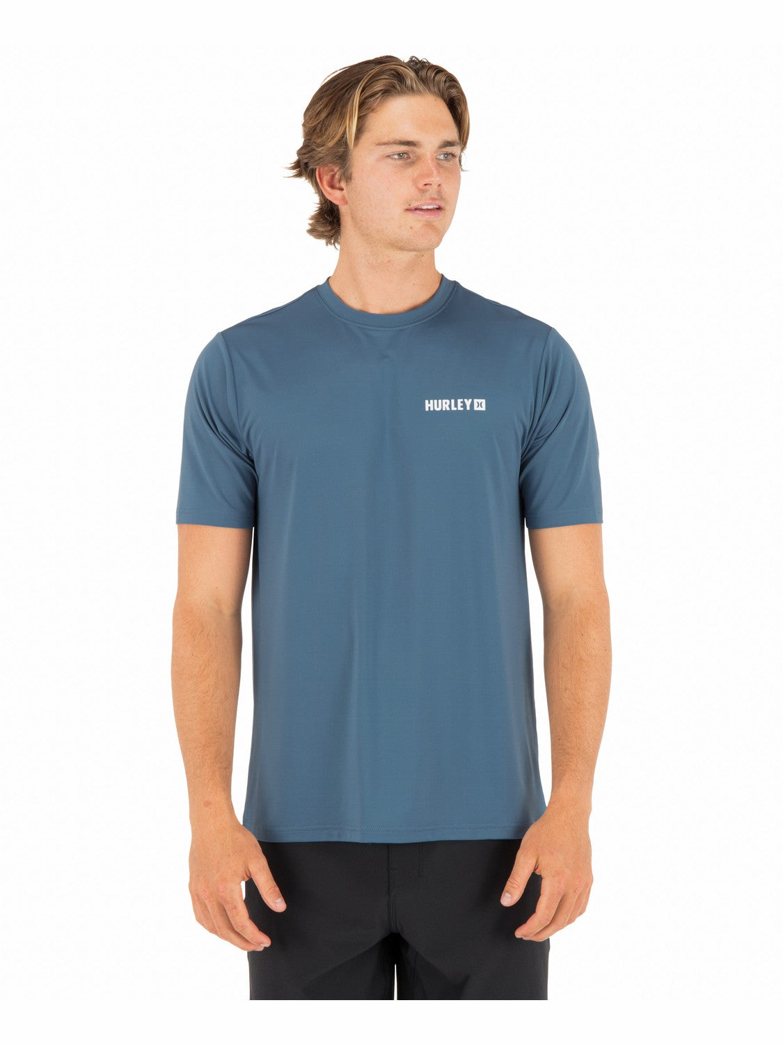 Hybrid UPF Short Sleeve | Hurley - Grey Teal