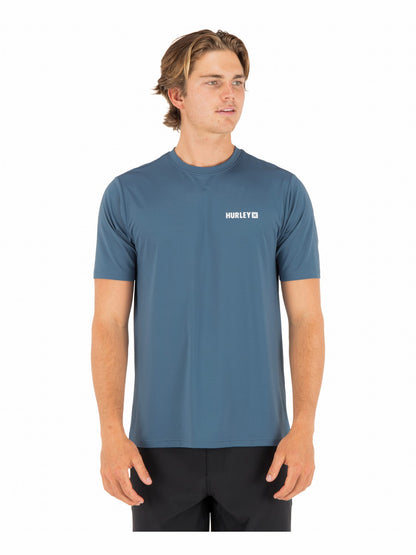 Hybrid UPF Short Sleeve | Hurley - Grey Teal