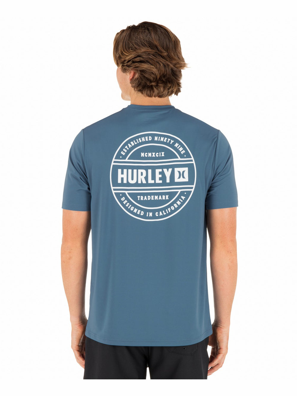 Hybrid UPF Short Sleeve | Hurley - Grey Teal