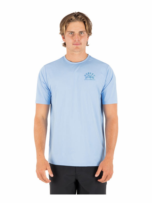 Hybrid UPF Short Sleeve | Hurley - Skyline Heather