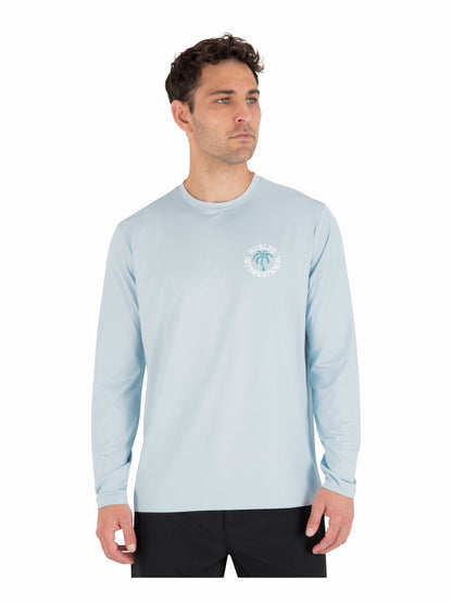 Hybrid UPF Long Sleeve | Hurley - Iceland Heather
