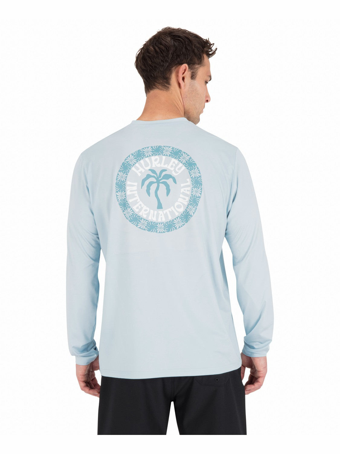 Hybrid UPF Long Sleeve | Hurley - Iceland Heather