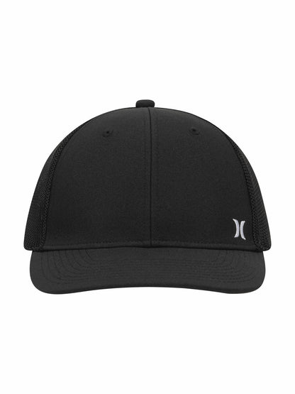Icon Mini Mesh Stretch Fit Trucker Hat | Hurley - Black