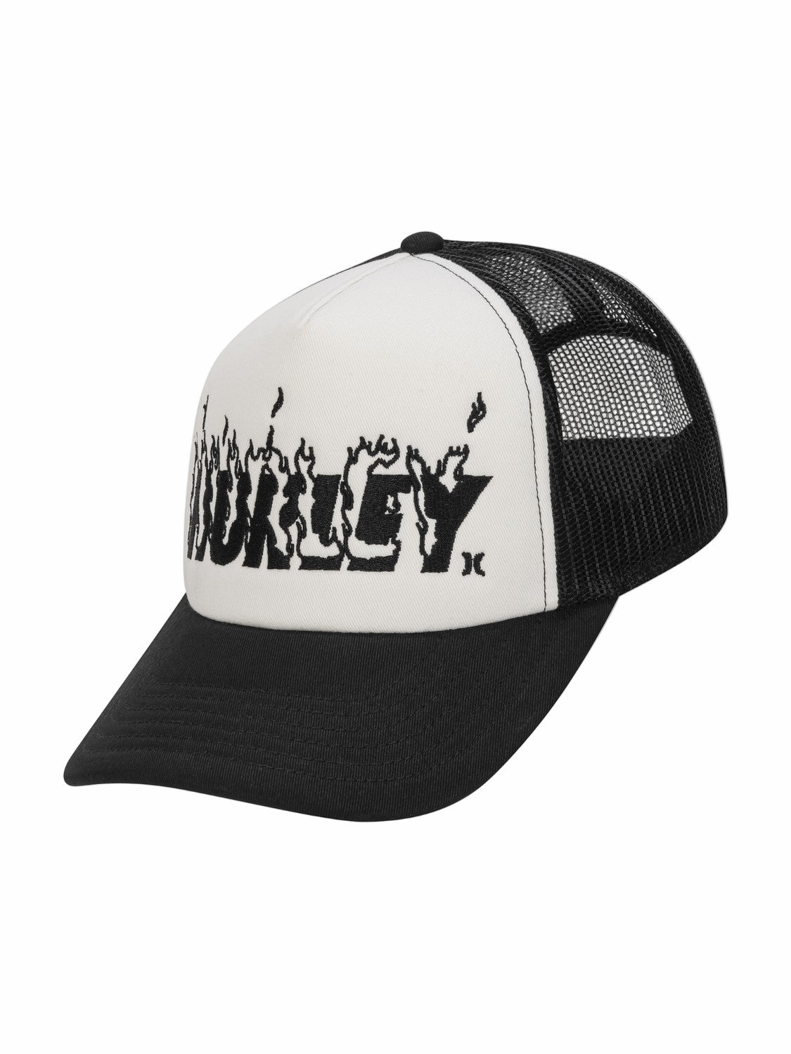 Hurley x Travis Barker Flame Trucker Hat | Hurley - Black/White