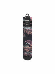 Extended Terry Crew Socks (2 Pack) | Hurley - Black