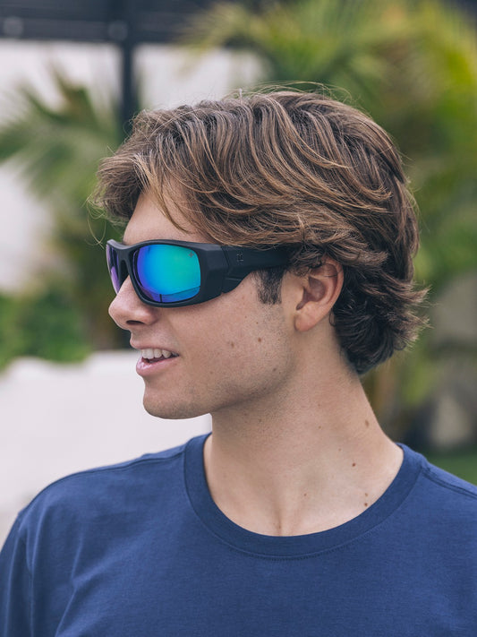 Kahuna Floatable Sunglasses | Hurley - Rubberized Black