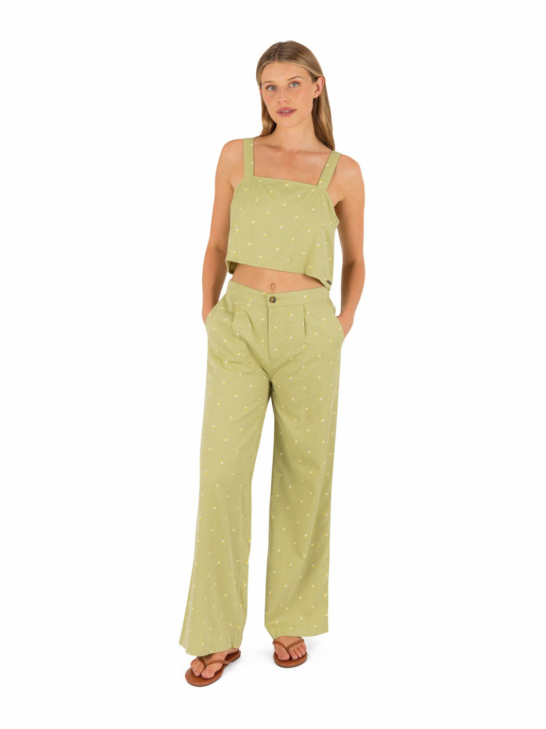 Wavy Dot Pant | Hurley - Fern