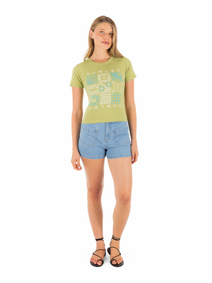 Array Baby Tee | Hurley - Fern