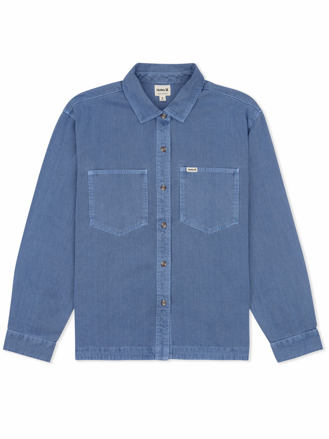 Wavy Days Overshirt | Hurley - Dutch Blue