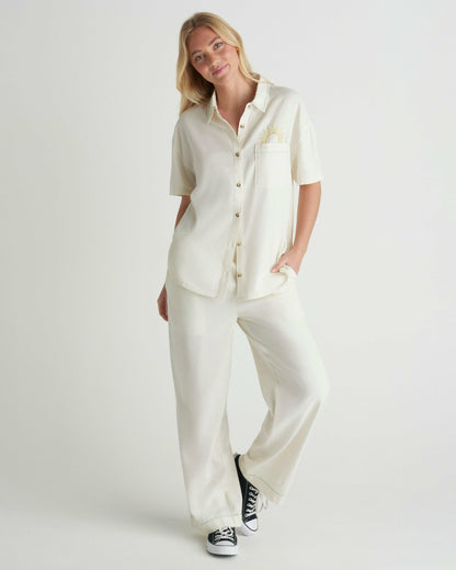 Goldie Boyfriend Short Sleeve | Hurley - Off White
