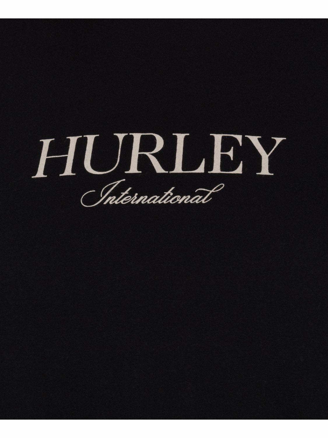 Floreal Long Sleeve Crop T-Shirt | Hurley - BLACK