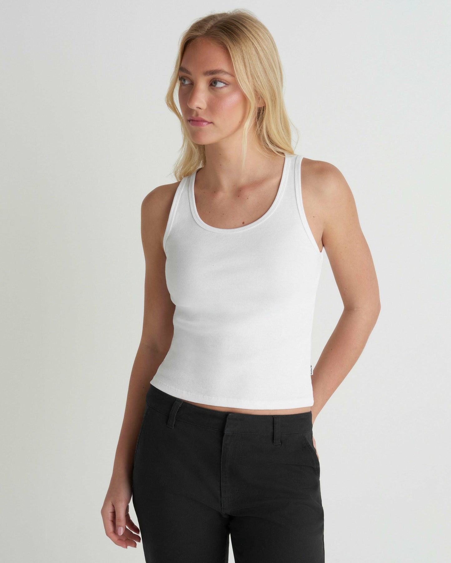 Just A Girl Tank | Hurley - White