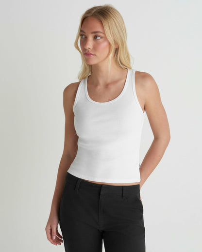Just A Girl Tank | Hurley - White